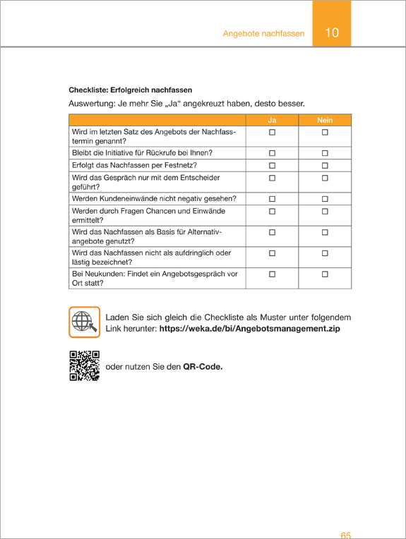 Angebotsmanagement im Handwerk