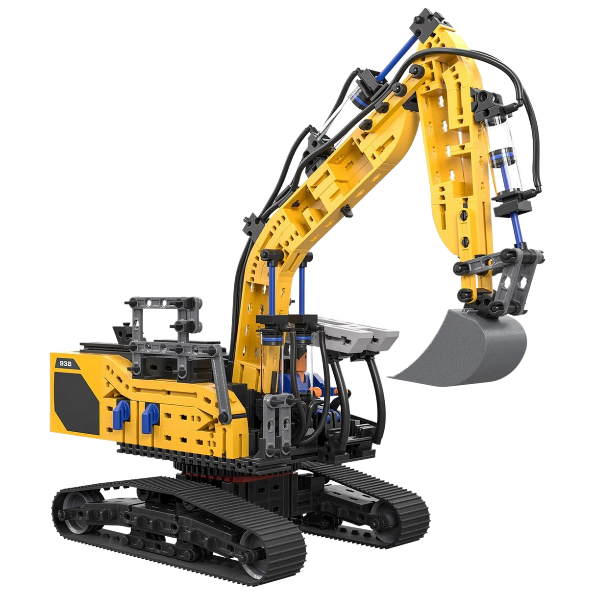 Fischertechnik Liebherr Pneumatik Bagger R938