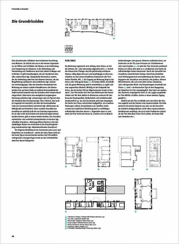 Grundrissatlas Wohnungsbau. Kartonierte Ausgabe!
