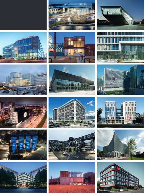 Moderne Büro-Architektur. Office Design Architecture Today.
