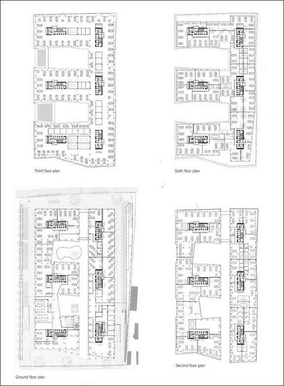 Moderne Büro-Architektur. Office Design Architecture Today.