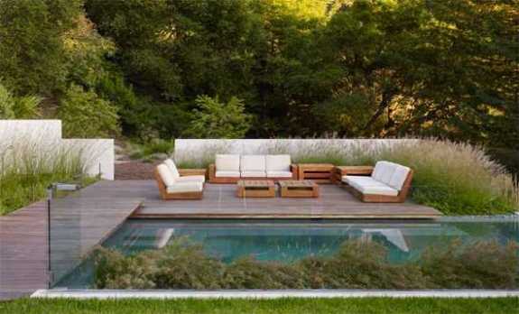 Modernes Gartendesign.