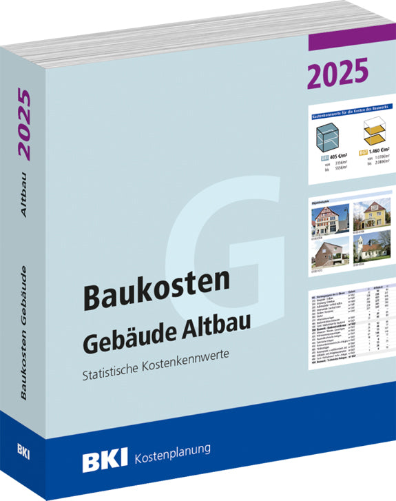 BKI Baukosten Altbau 2025 Teil 1 Gebäude