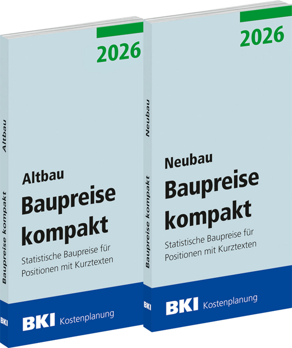 BKI Baukosten Altbau 2026 Paket Gebäude + Positionen Abo