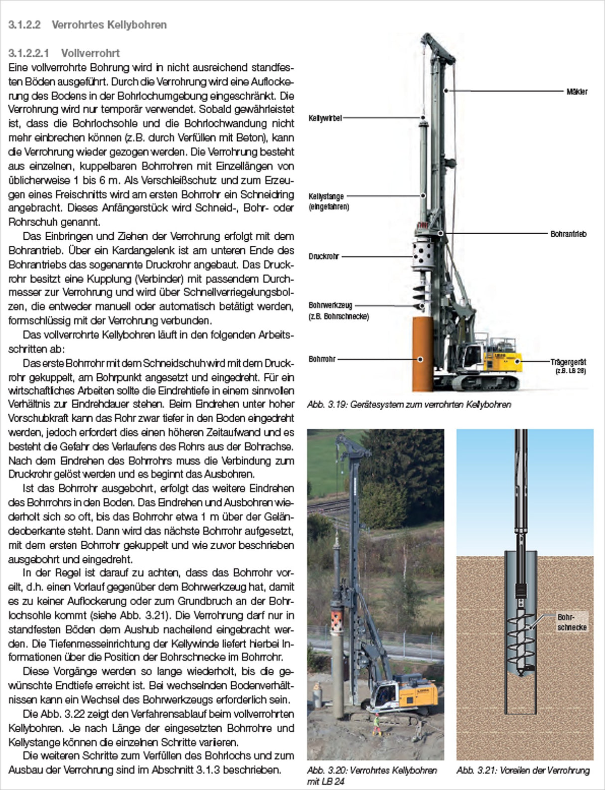 Kompendium Spezialtiefbau: Teil 1 Bohren.