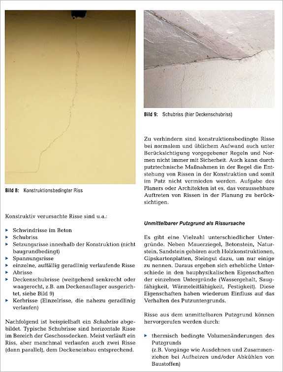 Risse: Ursachen – Diagnostik – Instandsetzung