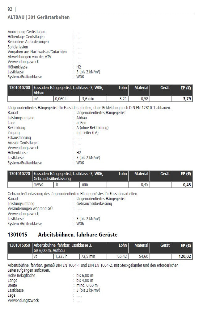 SIRADOS Kalkulationshandbuch Putz, Maler, Trockenbau 2026