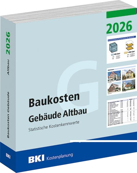 BKI Baukosten Gebäude Altbau 2026