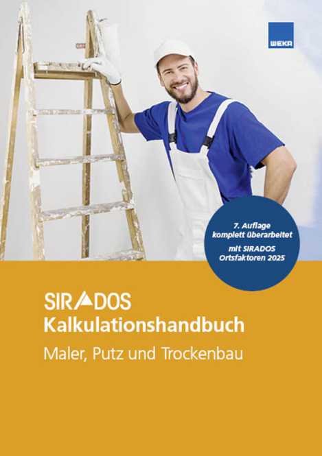 SIRADOS Kalkulationshandbuch Maler, Putz und Trockenbau
