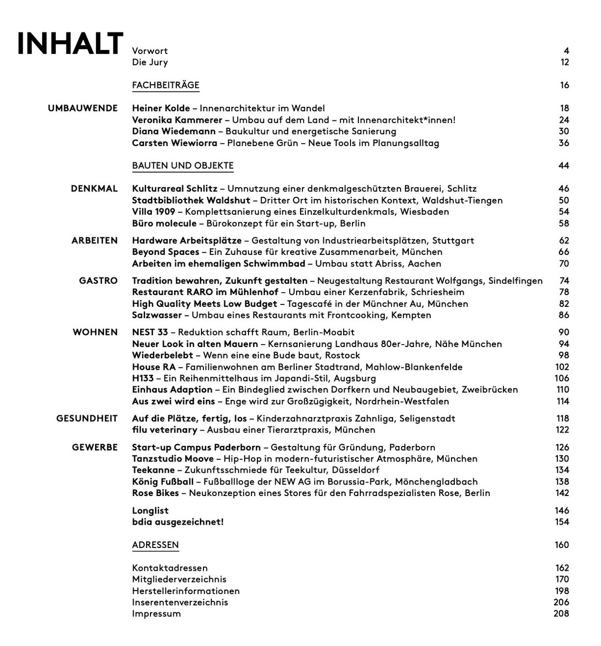 BDIA Handbuch Innenarchitektur 2025/26: UmBauwende