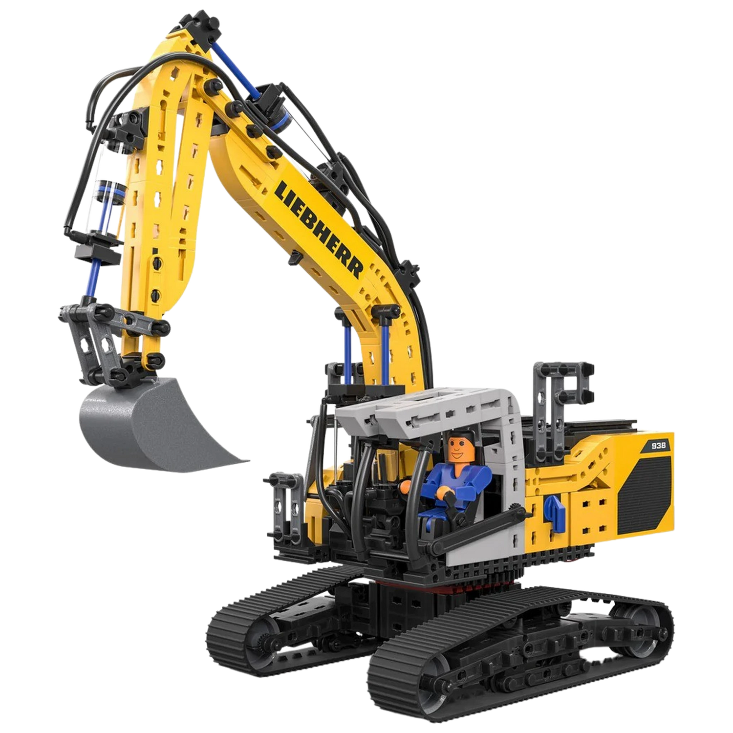 Fischertechnik Liebherr Pneumatik Bagger R938