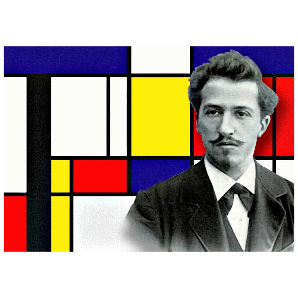 Mondrian PiepEi Singende Eieruhr