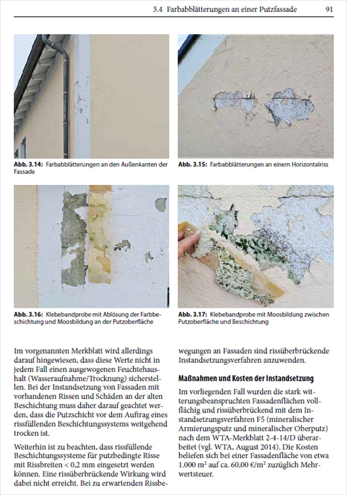 Typische Bauschäden im Bild.