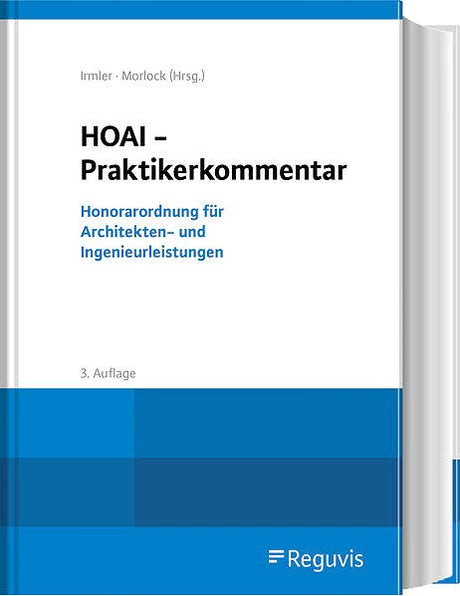 HOAI Praktikerkommentar Irmler Morlock 3. Auflage