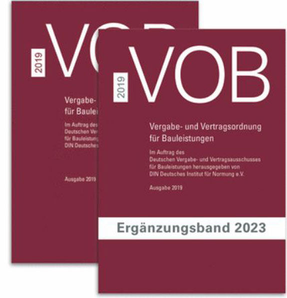 Paket VOB 2019 und Ergänzungsband 2023