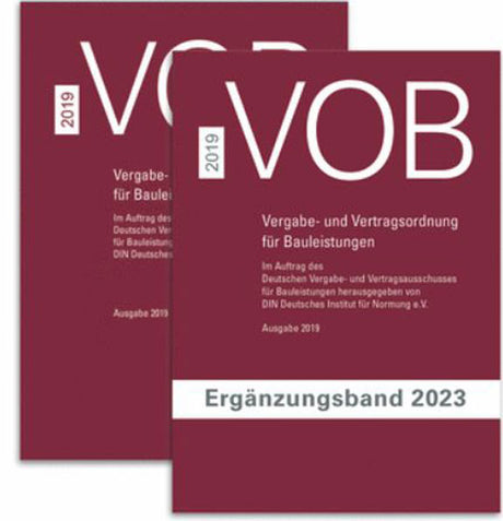 Paket VOB 2019 und Ergänzungsband 2023