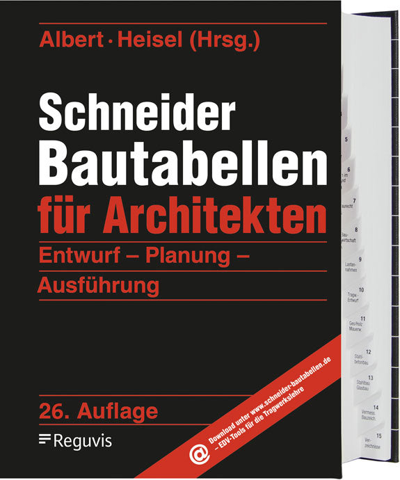 Schneider Bautabellen für Architekten 26. Auflage Andrej Albert