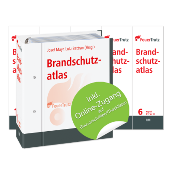 Brandschutzatlas 6 Bände Mayr Battran Standardwerk