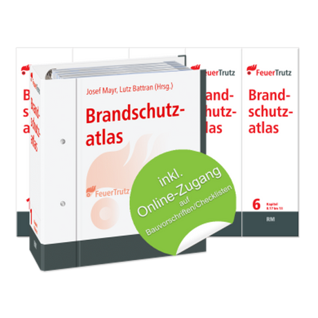 Brandschutzatlas 6 Bände Mayr Battran Standardwerk