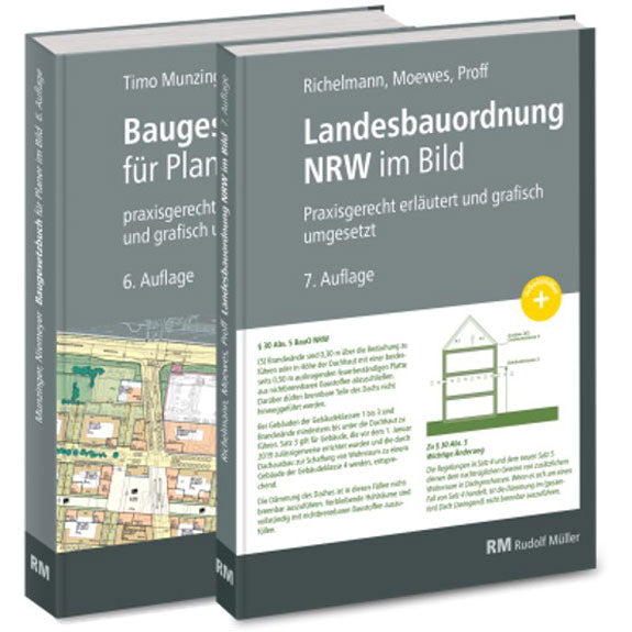 Kombi Paket Landesbauordnung NRW Baugesetzbuch im Bild