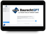 BaurechtGPT KI Chatbot Baurecht Software