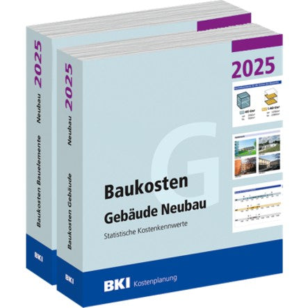BKI Baukosten Neubau 2025 Kombi 1+2