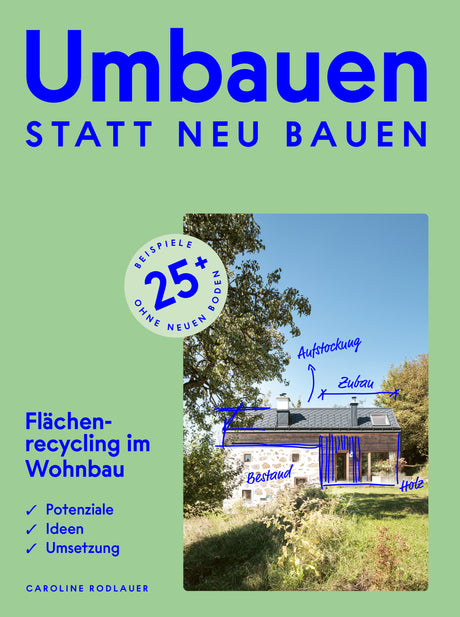 Umbauen statt neu bauen Buch Caroline Rodlauer