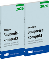 BKI Baupreise kompakt 2026 Neubau & Altbau. Komplettpaket 2 Bände