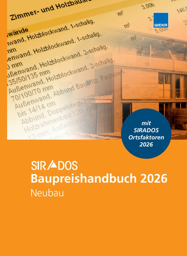 SIRADOS Baupreishandbuch 2026 Neubau