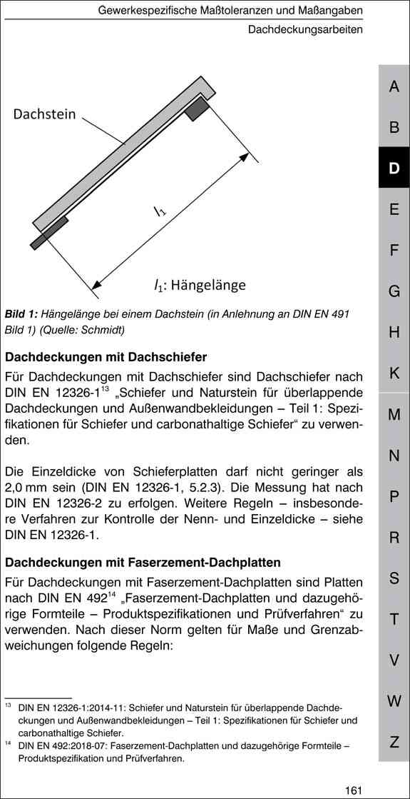 Das Baustellenhandbuch Maßtoleranzen