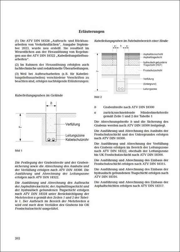 VOB im Bild – Tiefbau- und Erdarbeiten