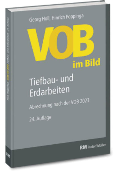 VOB im Bild Tiefbau Erdarbeiten 2024