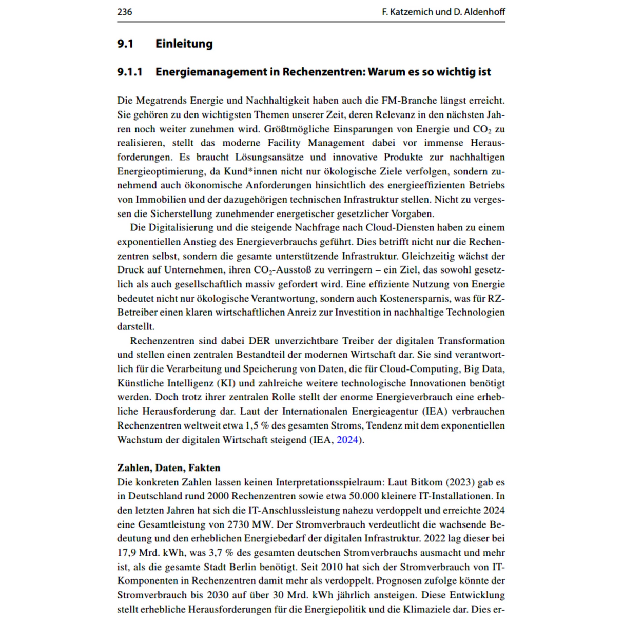 Facility Management in Rechenzentren