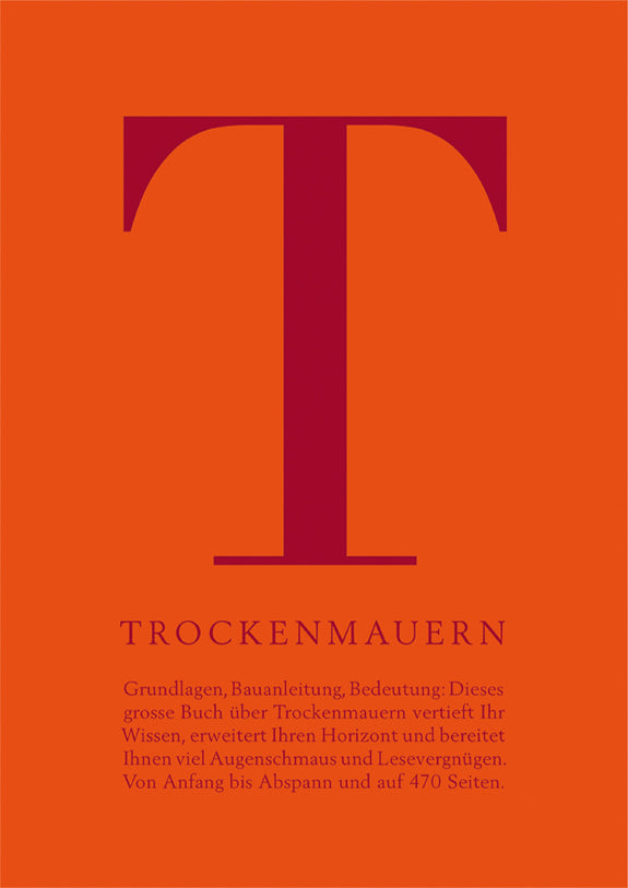Fachbuch Trockenmauern Stiftung Umwelteinsatz