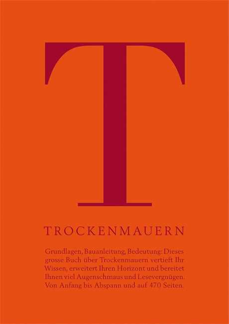 Fachbuch Trockenmauern Stiftung Umwelteinsatz