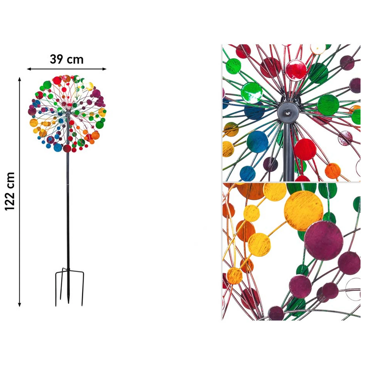 3D Windspiel Kinetic Art Kaleidoskop Deluxe