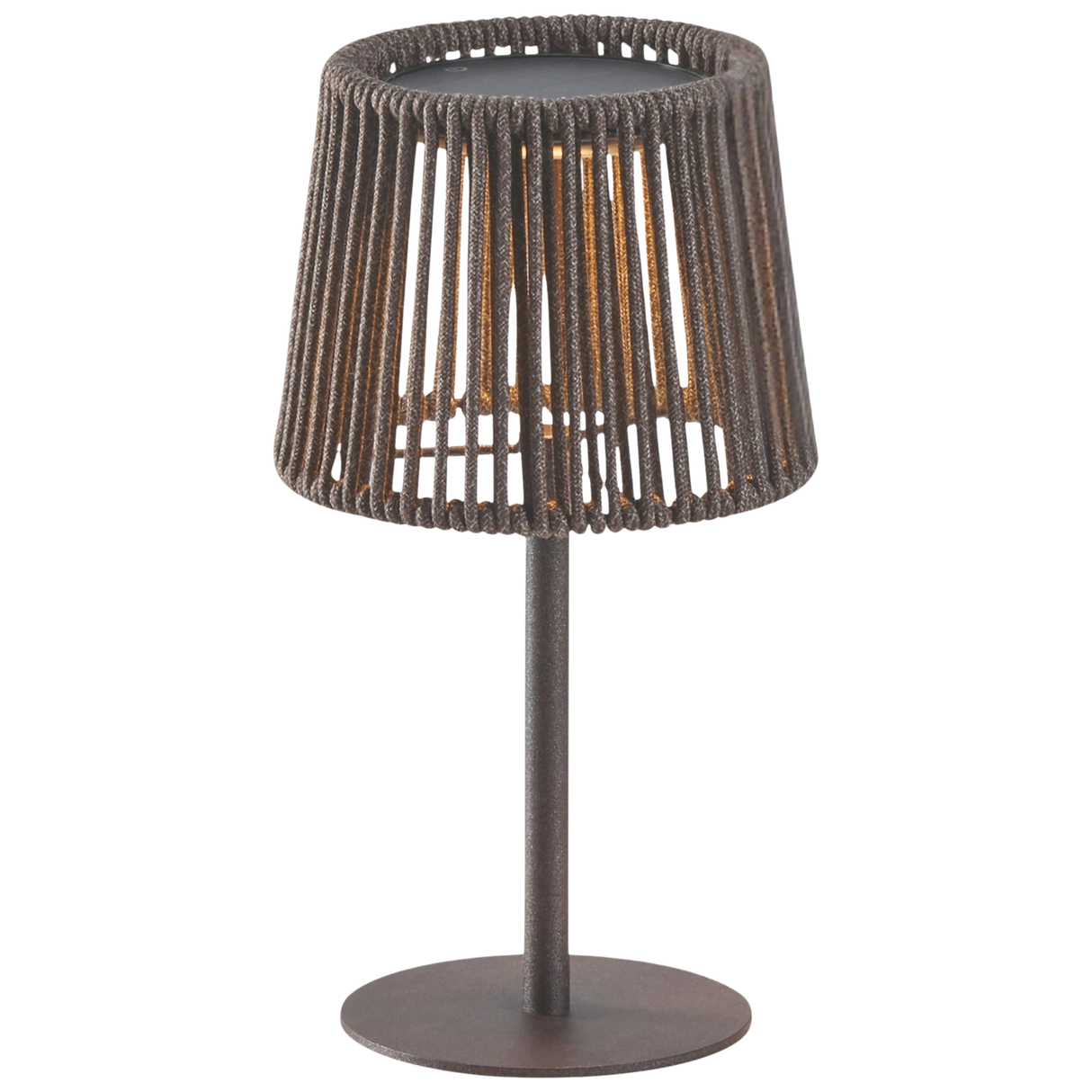 Lumen Tischleuchte Solar mocca