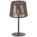 Lumen Tischleuchte Solar mocca