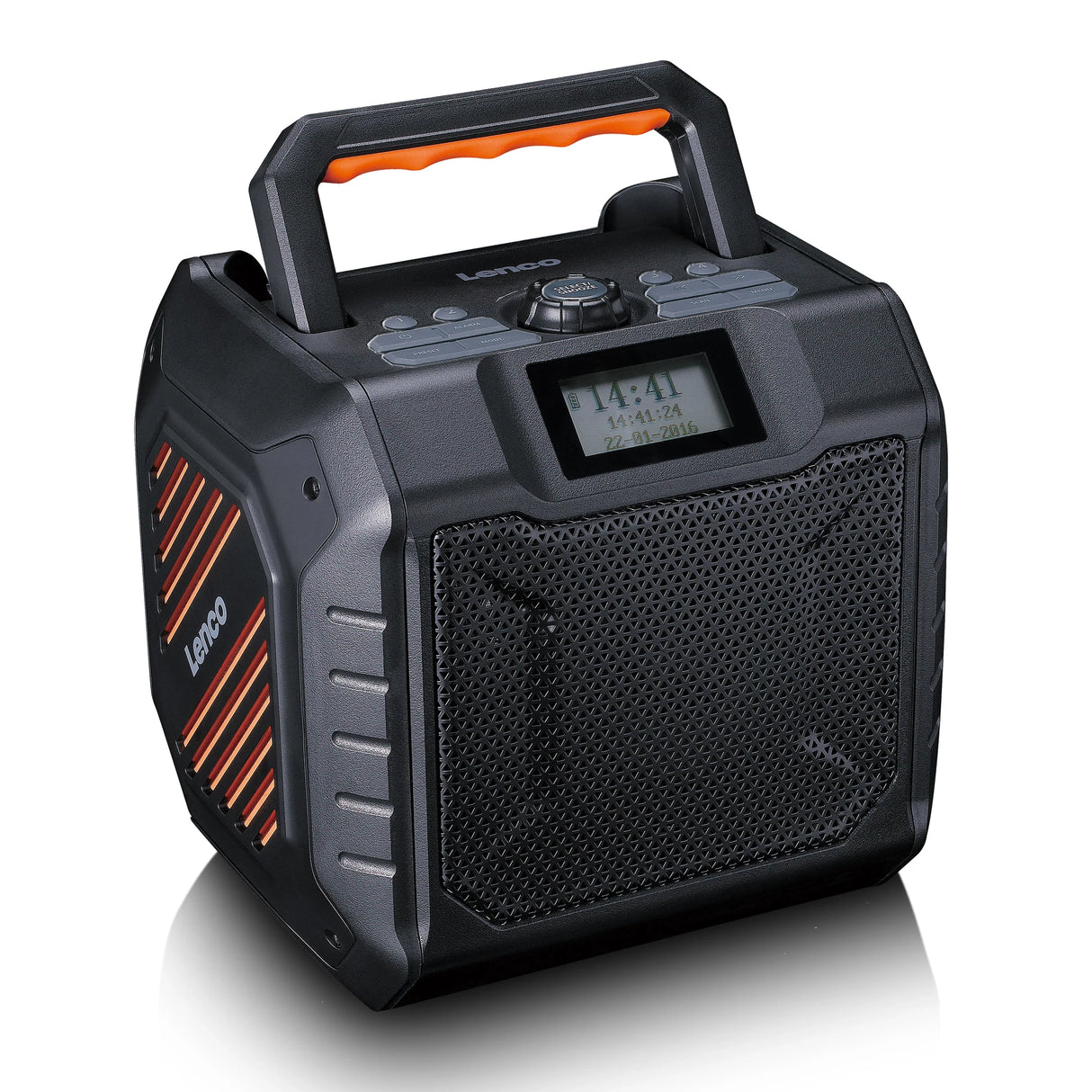 Lenco tragbares DAB+/FM-Radio für den Außenbereich mit Bluetooth