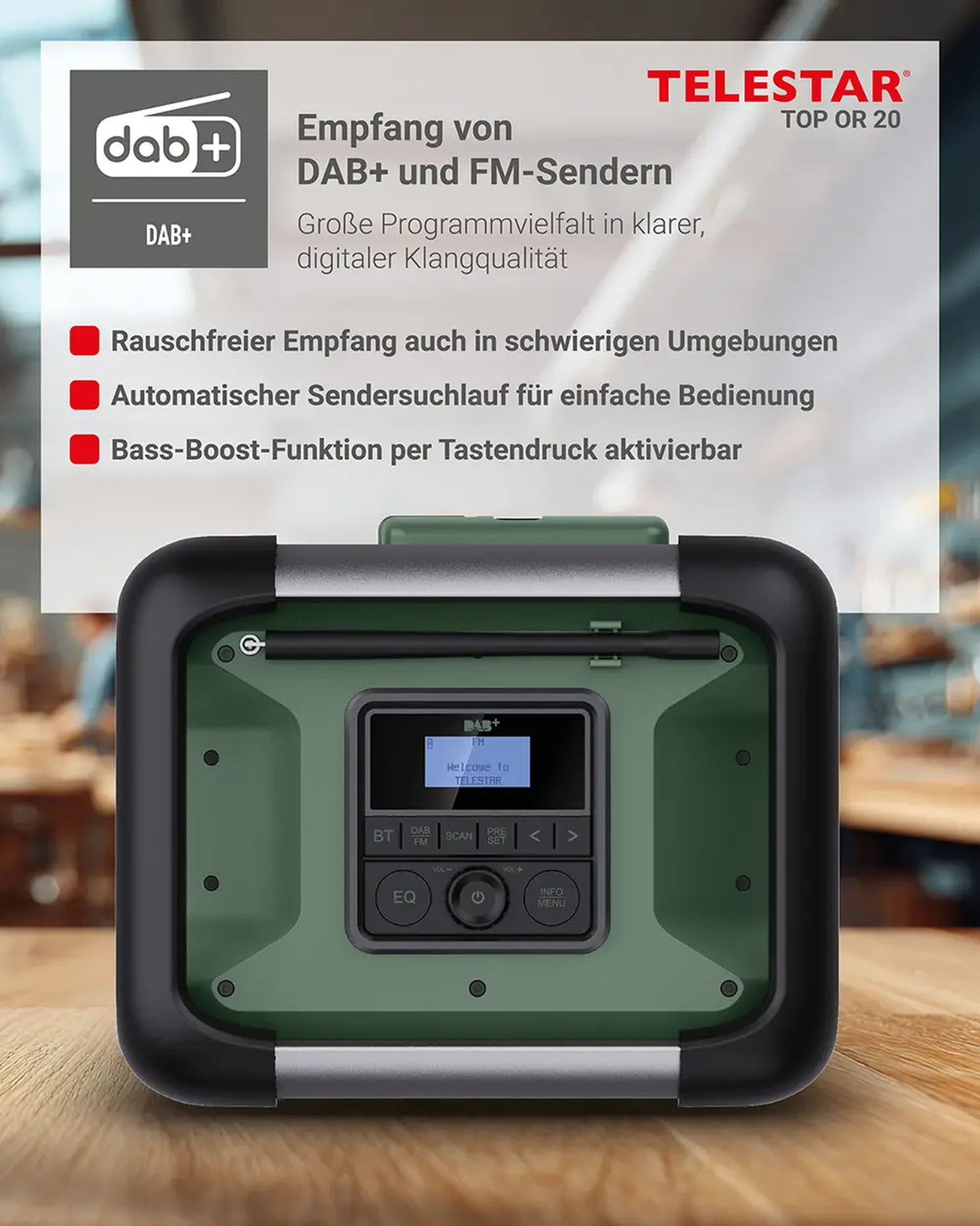TELESTAR TOP OR 20 Baustellenradio