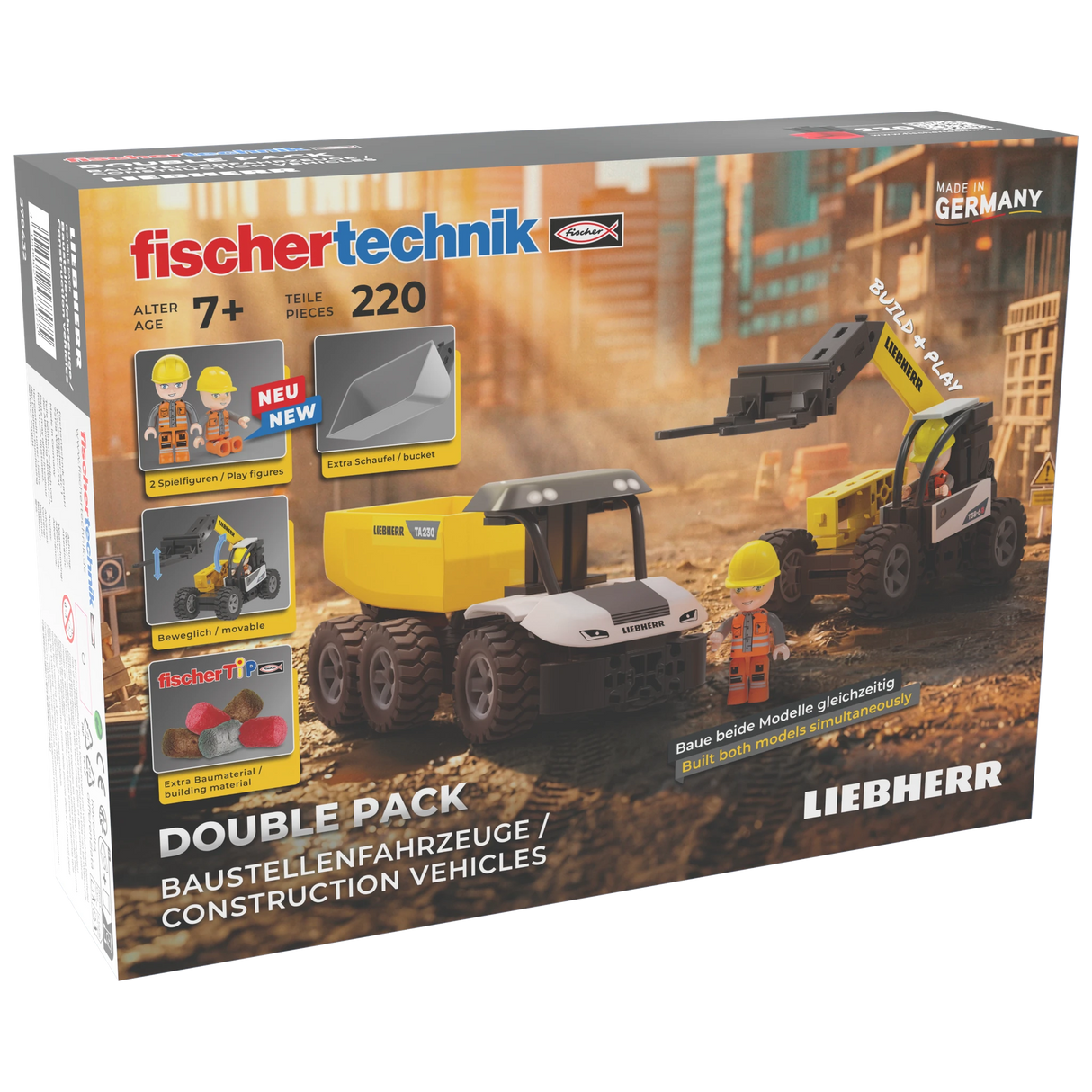 Fischertechnik Liebherr Set Baufahrzeuge