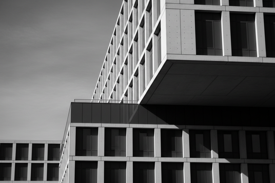 Architektur Schwarz-Weiß