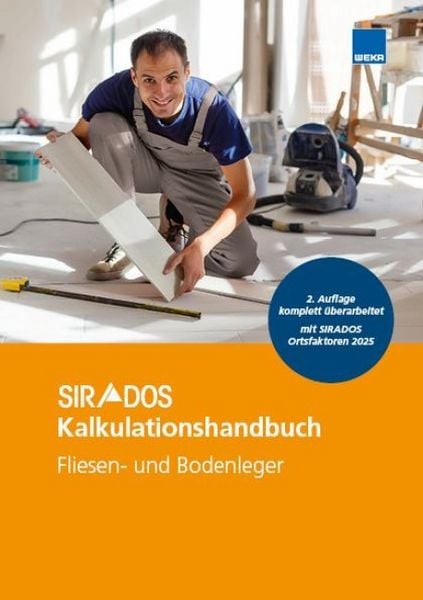 SIRADOS Kalkulationshandbuch Fliesen- und Bodenleger 2025